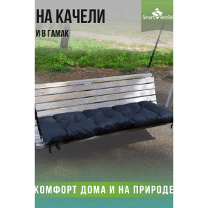 Накидка-подушка для мебели грета "Релаксия" серый