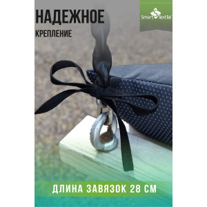 Накидка-подушка для мебели грета "Релаксия" серый