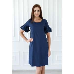 Платье женское "Тая" вискоза (последний размер) синий 46 Платье женское "Тая" вискоза (последний размер) синий 46