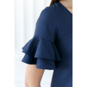 Платье женское "Тая" вискоза (последний размер) синий 46 Платье женское "Тая" вискоза (последний размер) синий 46