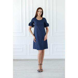 Платье женское "Тая" вискоза (последний размер) синий 46 Платье женское "Тая" вискоза (последний размер) синий 46