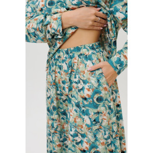 Костюм двойка женский №2221 кулирка (р-ры: 42-60) зеленый