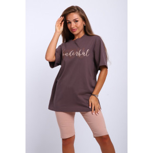Костюм двойка женский №175 кулирка (р-ры: 48-58) 