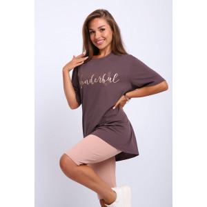 Костюм двойка женский №175 кулирка (р-ры: 48-58) 