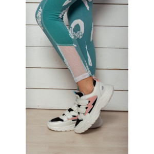 Лосины детские №8231 кулирка с лайкрой (р-ры: 34-40) зеленый Лосины детские №8231 кулирка с лайкрой (р-ры: 34-40) зеленый