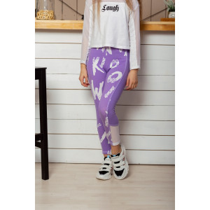 Лосины детские №8231 кулирка с лайкрой (р-ры: 34-40) лавандовый Лосины детские №8231 кулирка с лайкрой (р-ры: 34-40) лавандовый