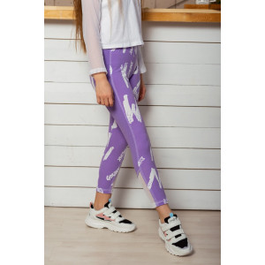 Лосины детские №8231 кулирка с лайкрой (р-ры: 34-40) лавандовый Лосины детские №8231 кулирка с лайкрой (р-ры: 34-40) лавандовый