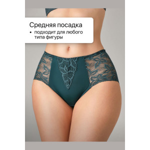 Трусы женские 0209 OIRO нейлон (р-ры: 46-60) зеленый, синий, бордо - упаковка 3 шт. 