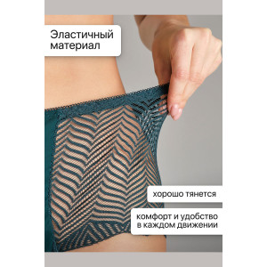 Трусы женские 0208 OIRO нейлон (р-ры: 46-60) зеленый, синий, бордо - упаковка 3 шт. 