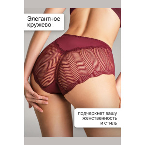 Трусы женские 0208 OIRO нейлон (р-ры: 46-60) зеленый, синий, бордо - упаковка 3 шт. 