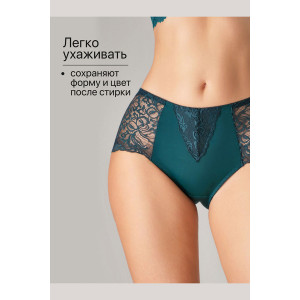 Трусы женские 0207 OIRO нейлон (р-ры: 46-60) зеленый, синий, бордо - упаковка 3 шт. 