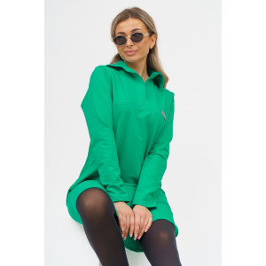 Платье женское 967 футер с лайкрой (последний размер) зеленый 46 Платье женское 967 футер с лайкрой (последний размер) зеленый 46