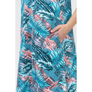 Платье женское 908 кулирка (последний размер) бирюза 50 Платье женское 908 кулирка (последний размер) бирюза 50