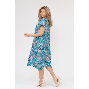 Платье женское 908 кулирка (последний размер) бирюза 50 Платье женское 908 кулирка (последний размер) бирюза 50