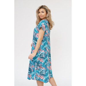 Платье женское 908 кулирка (последний размер) бирюза 50 Платье женское 908 кулирка (последний размер) бирюза 50