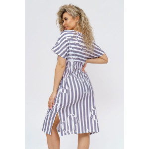 Платье женское 947 кулирка (последний размер) серый 46 Платье женское 947 кулирка (последний размер) серый 46