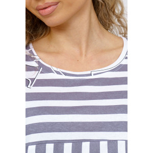 Платье женское 947 кулирка (последний размер) серый 46 Платье женское 947 кулирка (последний размер) серый 46