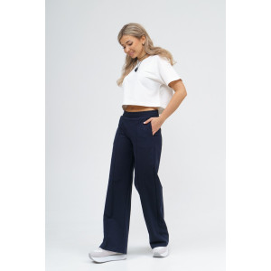 Брюки женские 889 футер с лайкрой (последний размер) темно-синий 48,52,54 Брюки женские 889 футер с лайкрой (последний размер) темно-синий 48,52,54