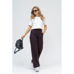 Брюки женские 889 футер с лайкрой (последний размер) шоколад 48,52,54 Брюки женские 889 футер с лайкрой (последний размер) шоколад 48,52,54