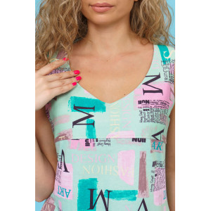 Сарафан женский 751 кулирка (последний размер) ментол 46,54 Сарафан женский 751 кулирка (последний размер) ментол 46,54