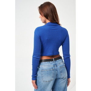 Водолазка женская №52719 кашкорсе (р-ры: 42-48) голубой