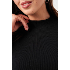 Водолазка женская №52719 кашкорсе (р-ры: 42-48) черный