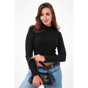 Водолазка женская №52719 кашкорсе (р-ры: 42-48) черный
