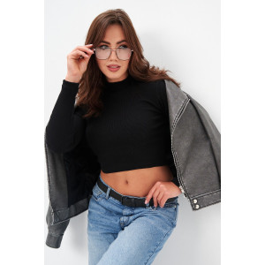 Водолазка женская №52719 кашкорсе (р-ры: 42-48) черный