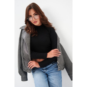 Водолазка женская №52719 кашкорсе (р-ры: 42-48) черный