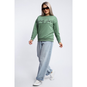 Толстовка женская №80048 футер 2-х нитка (р-ры: 44-62) фисташка Толстовка женская №80048 футер 2-х нитка (р-ры: 44-62) фисташка