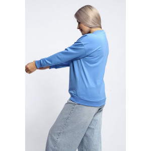 Толстовка женская №80048 футер 2-х нитка (р-ры: 44-62) голубой Толстовка женская №80048 футер 2-х нитка (р-ры: 44-62) голубой