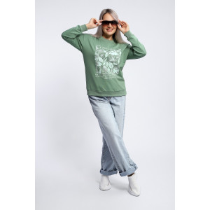 Толстовка женская №80047 футер 2-х нитка (р-ры: 44-62) фисташка Толстовка женская №80047 футер 2-х нитка (р-ры: 44-62) фисташка