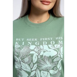 Толстовка женская №80047 футер 2-х нитка (р-ры: 44-62) фисташка Толстовка женская №80047 футер 2-х нитка (р-ры: 44-62) фисташка