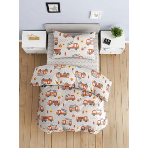 Детское постельное белье бязь "Пожарники"