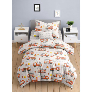 Детское постельное белье бязь "Пожарники"