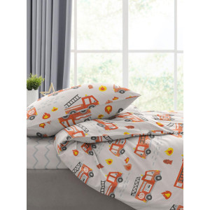 Детское постельное белье бязь "Пожарники"