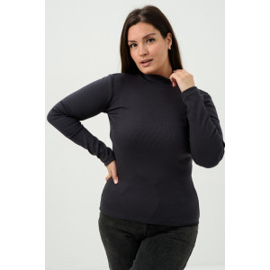 Водолазка женская №52713 кашкорсе (р-ры: 42-56) графит