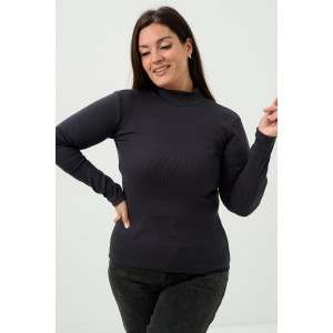 Водолазка женская №52713 кашкорсе (р-ры: 42-56) графит