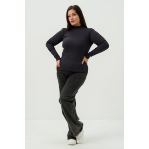 Водолазка женская №52713 кашкорсе (р-ры: 42-56) графит