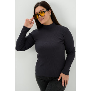 Водолазка женская №52713 кашкорсе (р-ры: 42-56) графит