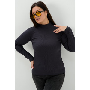 Водолазка женская №52713 кашкорсе (р-ры: 42-56) графит