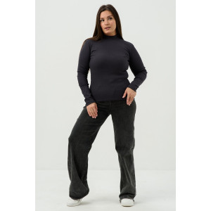 Водолазка женская №52713 кашкорсе (р-ры: 42-56) графит