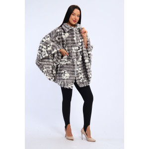 Манто женское Т1315.6 велсофт (р-ры: 48-64) Манто женское Т1315.6 велсофт (р-ры: 48-64)