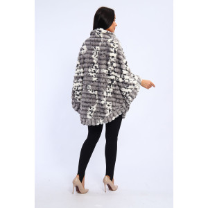 Манто женское Т1315.6 велсофт (р-ры: 48-64) Манто женское Т1315.6 велсофт (р-ры: 48-64)