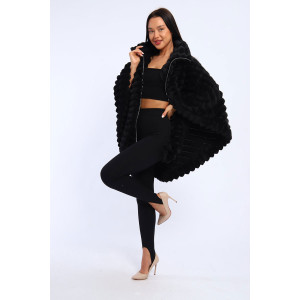 Манто женское Т1315.4 велсофт (р-ры: 48-64) Манто женское Т1315.4 велсофт (р-ры: 48-64)