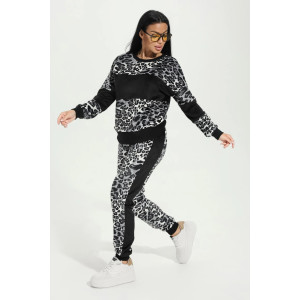 Костюм двойка женский "Намибия" велюр (последний размер) ирбис 48,52