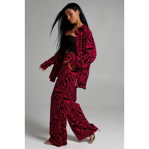 Костюм двойка женский "Рошель" штапель (последний размер) зебра фуксия 46-48,54-56,58-60 Костюм двойка женский "Рошель" штапель (последний размер) зебра фуксия 46-48,54-56,58-60