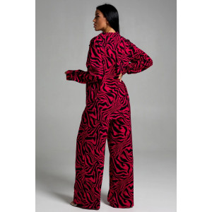 Костюм двойка женский "Рошель" штапель (последний размер) зебра фуксия 46-48,54-56,58-60 Костюм двойка женский "Рошель" штапель (последний размер) зебра фуксия 46-48,54-56,58-60