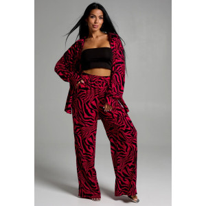 Костюм двойка женский "Рошель" штапель (последний размер) зебра фуксия 46-48,54-56,58-60 Костюм двойка женский "Рошель" штапель (последний размер) зебра фуксия 46-48,54-56,58-60