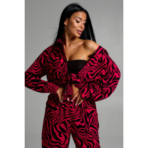 Костюм двойка женский "Рошель" штапель (последний размер) зебра фуксия 46-48,54-56,58-60 Костюм двойка женский "Рошель" штапель (последний размер) зебра фуксия 46-48,54-56,58-60